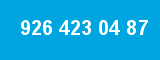 926 423 04 87